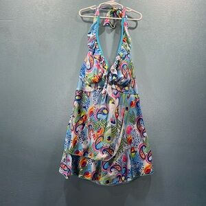 Brand new never worn pretty teal size XL bathing suit.